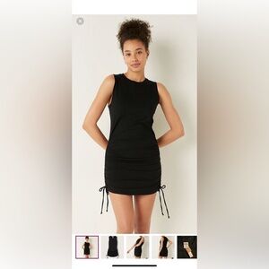 PINK Victoria's Secret Black Asymmetrical Dress